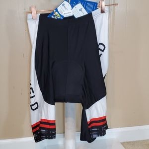 Wolf Bike Red, Black & White Biking Short